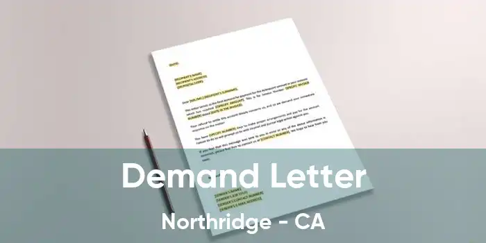 Demand Letter Northridge - CA