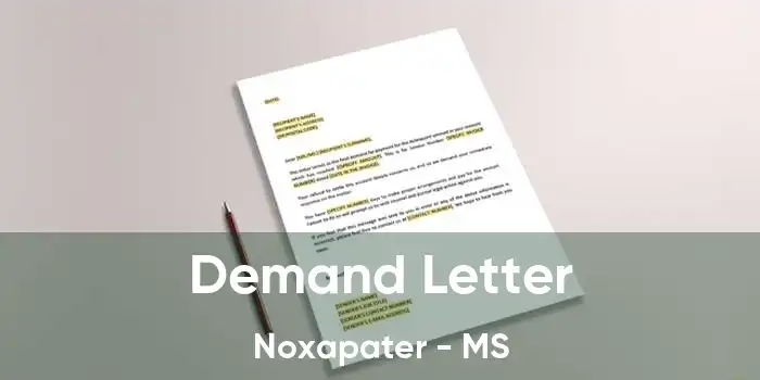 Demand Letter Noxapater - MS