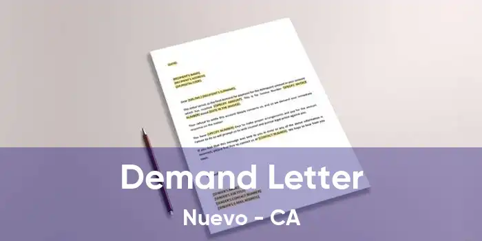 Demand Letter Nuevo - CA