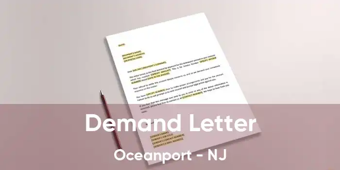 Demand Letter Oceanport - NJ