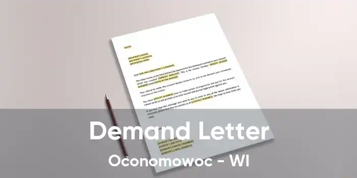  Demand Letter Oconomowoc - WI