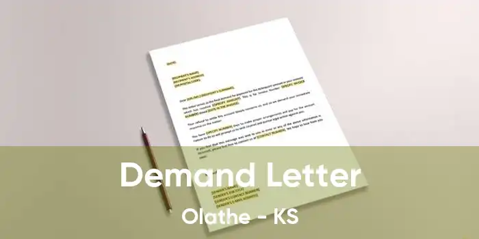 Demand Letter Olathe - KS