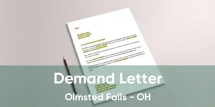 Demand Letter Olmsted Falls - OH