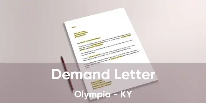 Demand Letter Olympia - KY