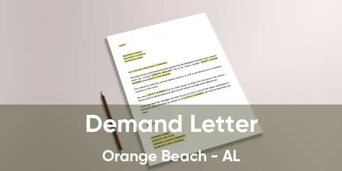  Demand Letter Orange Beach - AL
