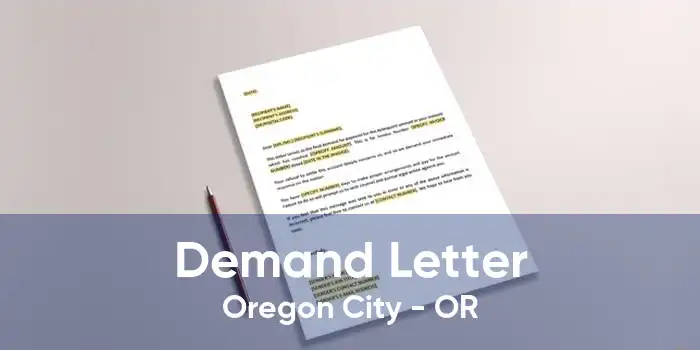 Demand Letter Oregon City - OR