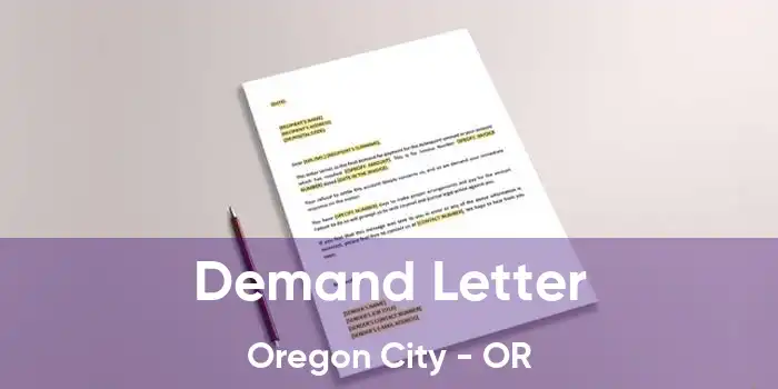 Demand Letter Oregon City - OR