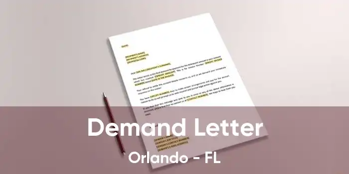 Demand Letter Orlando - FL