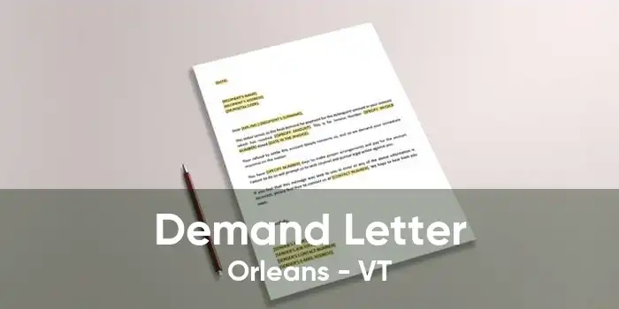 Demand Letter Orleans - VT