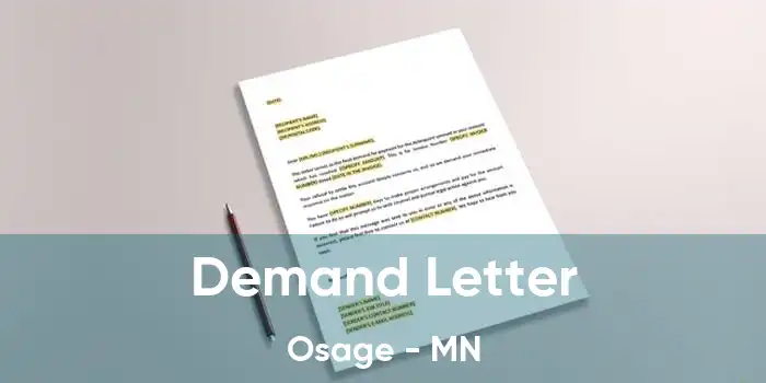 Demand Letter Osage - MN