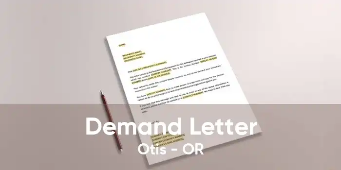 Demand Letter Otis - OR