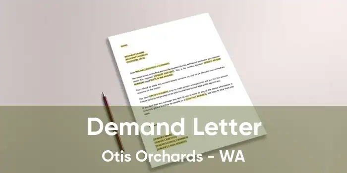 Demand Letter Otis Orchards - WA