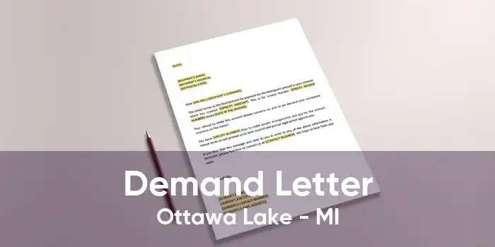 Demand Letter Ottawa Lake - MI