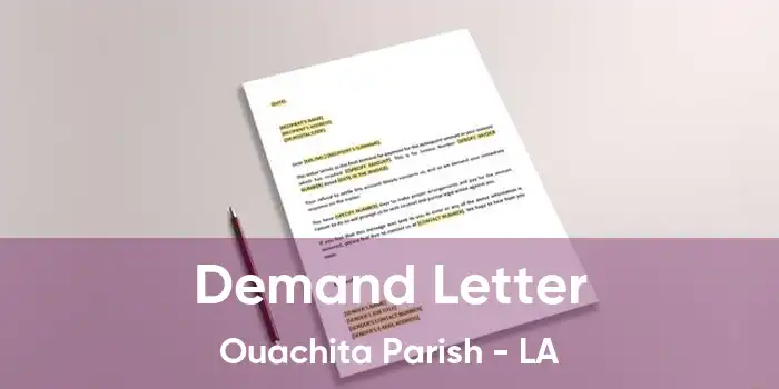  Demand Letter Ouachita Parish - LA