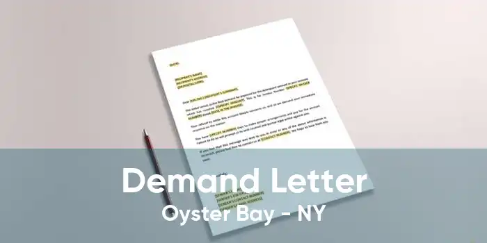 Demand Letter Oyster Bay - NY