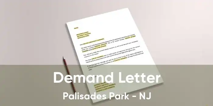 Demand Letter Palisades Park - NJ