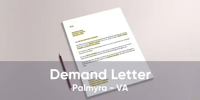 Demand Letter Palmyra - VA