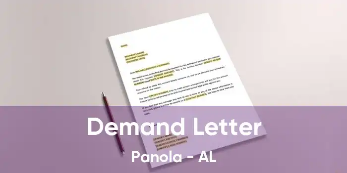 Demand Letter Panola - AL