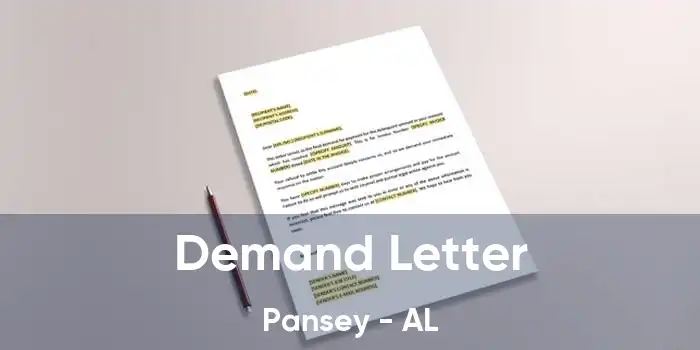 Demand Letter Pansey - AL