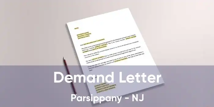 Demand Letter Parsippany - NJ