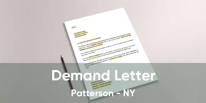  Demand Letter Patterson - NY