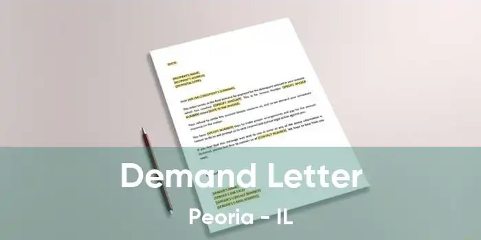  Demand Letter Peoria - IL
