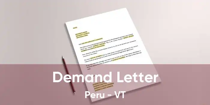 Demand Letter Peru - VT