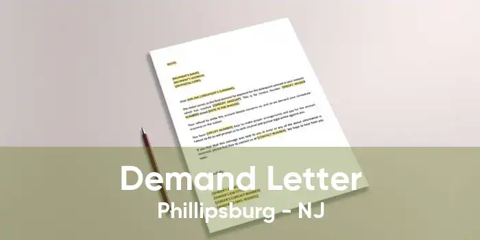 Demand Letter Phillipsburg - NJ
