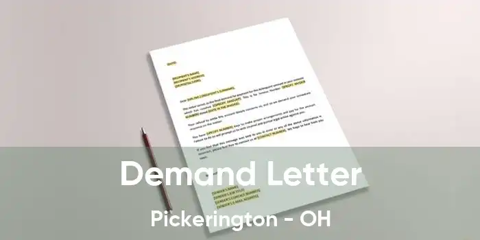 Demand Letter Pickerington - OH