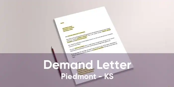 Demand Letter Piedmont - KS