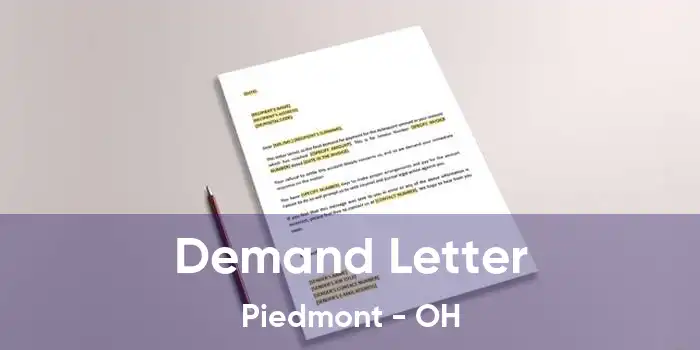 Demand Letter Piedmont - OH