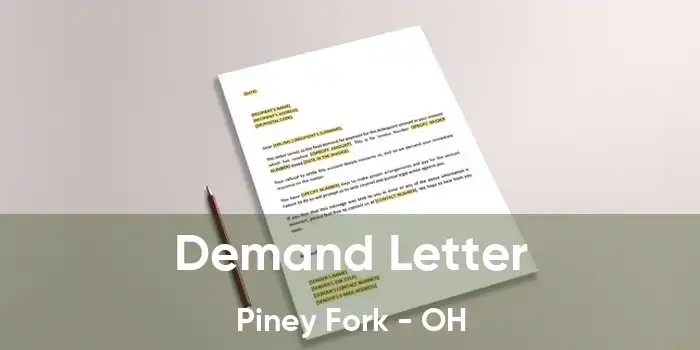 Demand Letter Piney Fork - OH