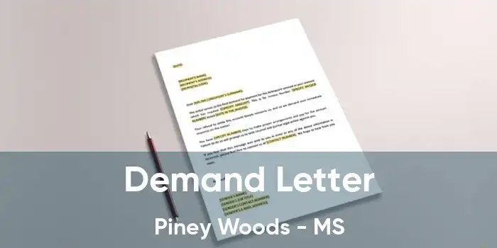 Demand Letter Piney Woods - MS