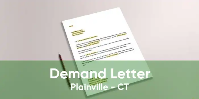 Demand Letter Plainville - CT