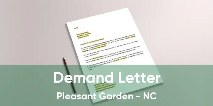  Demand Letter Pleasant Garden - NC