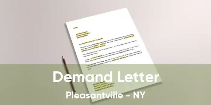 Demand Letter Pleasantville - NY