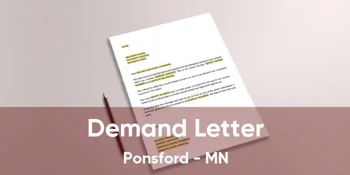 Demand Letter Ponsford - MN