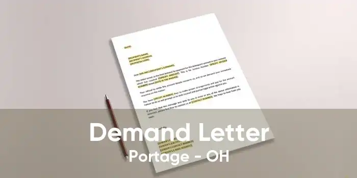 Demand Letter Portage - OH