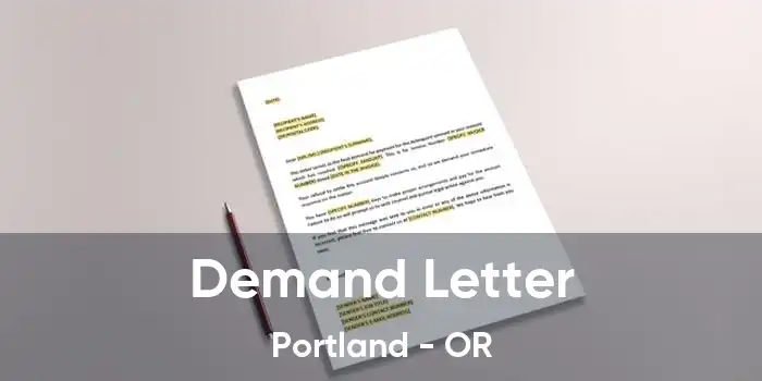 Demand Letter Portland - OR