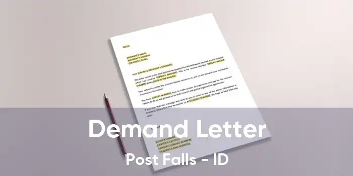 Demand Letter Post Falls - ID