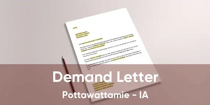  Demand Letter Pottawattamie - IA