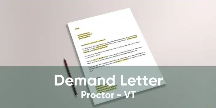 Demand Letter Proctor - VT