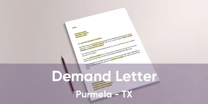 Demand Letter Purmela - TX