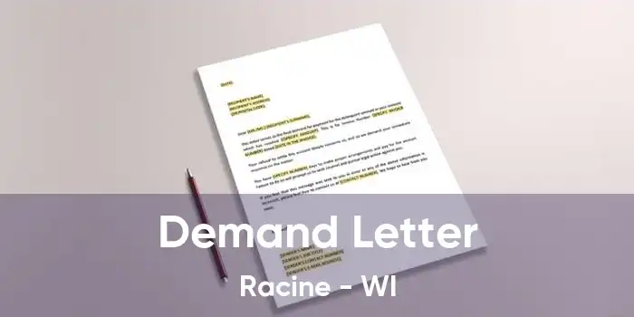 Demand Letter Racine - WI