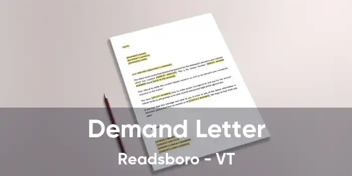 Demand Letter Readsboro - VT