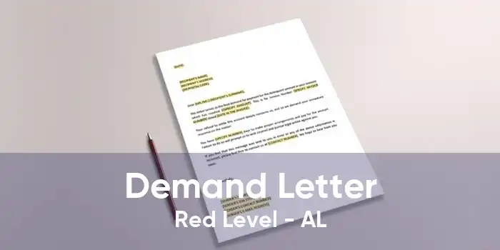 Demand Letter Red Level - AL