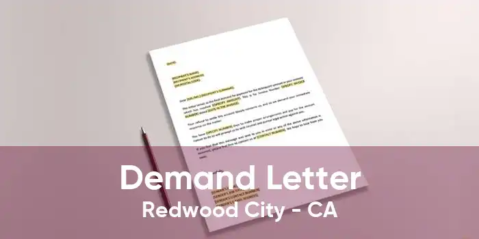 Demand Letter Redwood City - CA