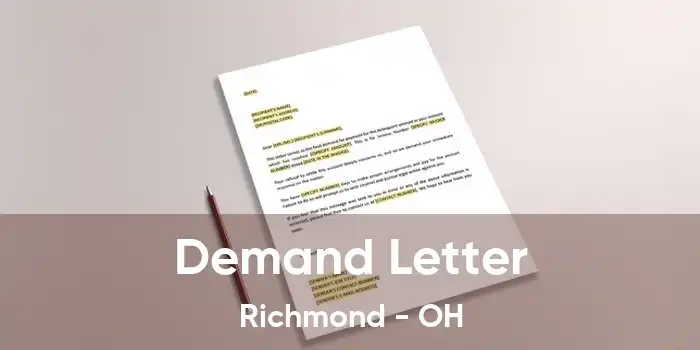 Demand Letter Richmond - OH