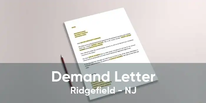 Demand Letter Ridgefield - NJ