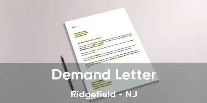 Demand Letter Ridgefield - NJ